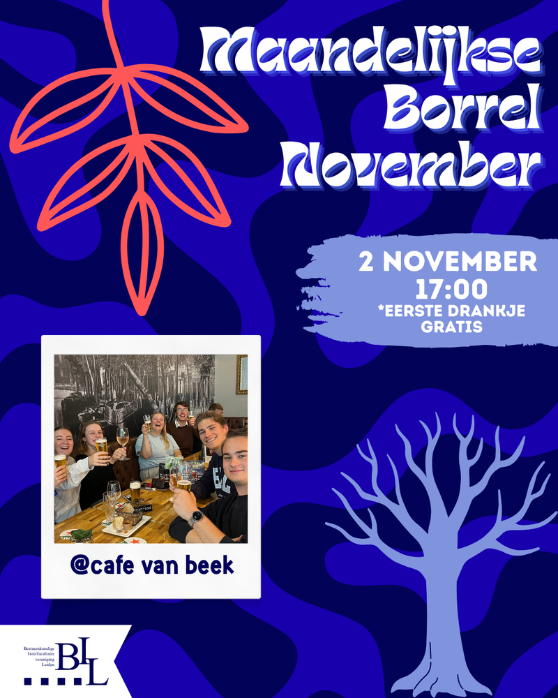 Maandelijkse borrel november