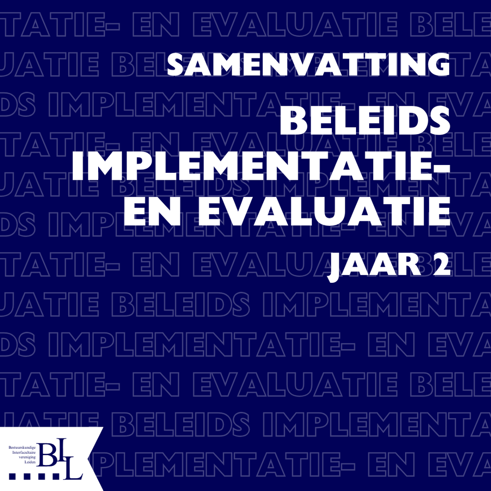 Samenvatting- Beleidsimplementatie en -evaluatie