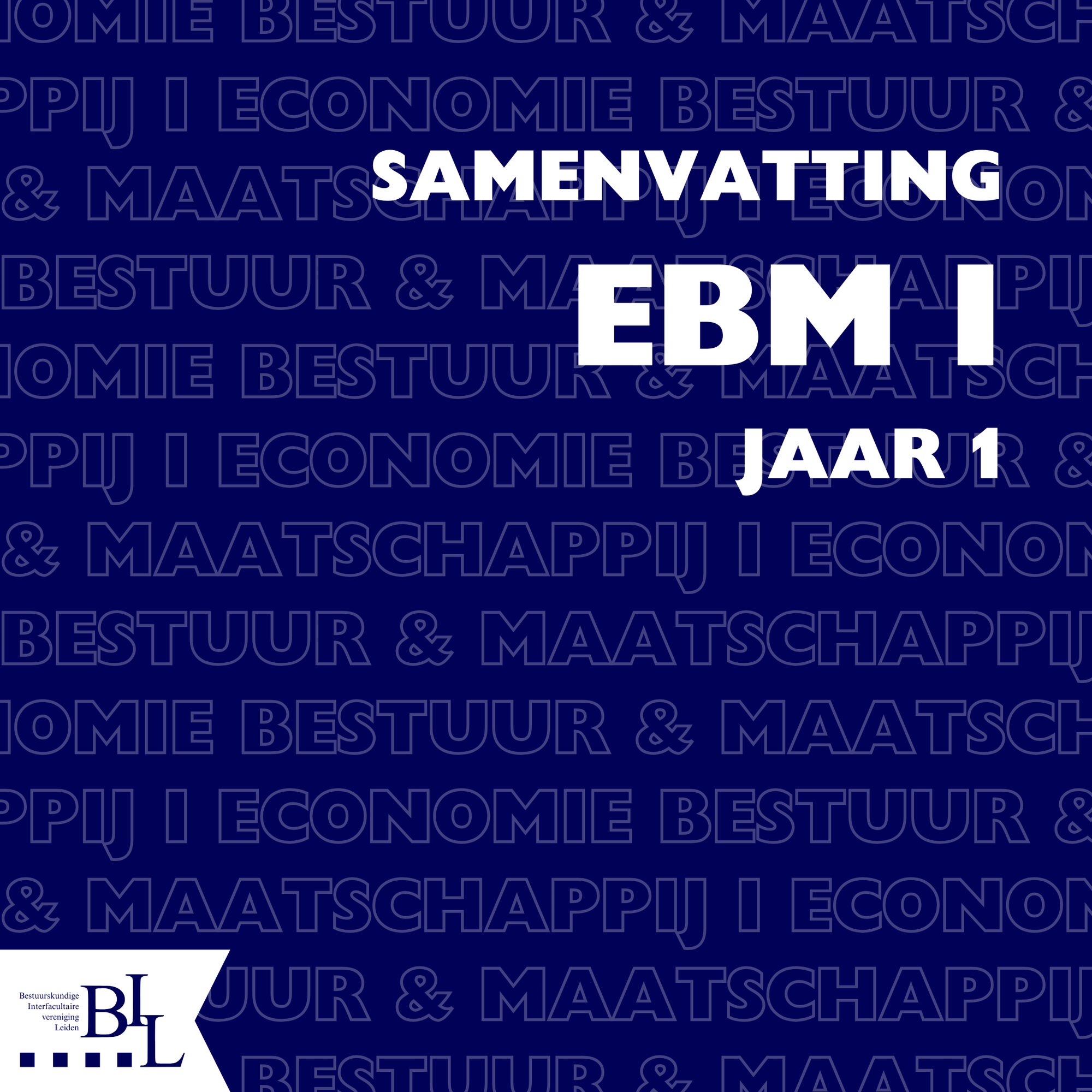 Samenvatting - EBM I